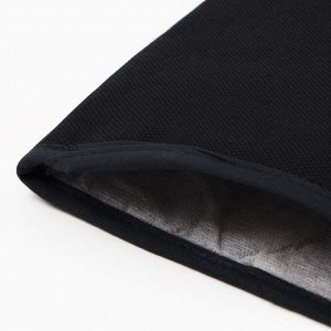 Грелка на чайник Этель Home collection black 28*28 см, 45% лён, 55% хлопок
