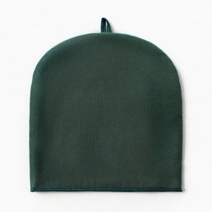 Грелка на чайник Этель Home collection green 28*28 см, 45%лён, 55% хлопок, МИКС