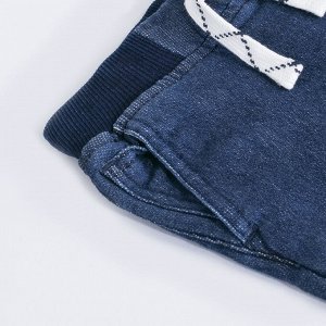 Брюки Стильные брюки стилизованные под джинсы. С помощью шнурков-завязок на талии можно отрегулировать посадку. Предусмотрены карманами спереди и сзади. Отлично смотрятся в сочетании с футболками, кед