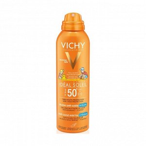 Спрей-антипесок детский, spf 50+, capital ideal soleil, vichy, 200мл