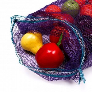 Сетка овощная, фиолетовая, 35?60 см, 15 кг набор 100 шт.