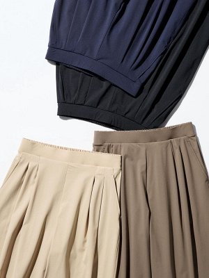UNIQLO - ультраэластичные широкие брюки - 69 NAVY