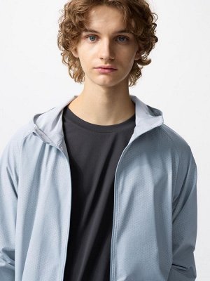 UNIQLO - спортивная куртка на молнии с функцией Dry Ex - 03 GRAY