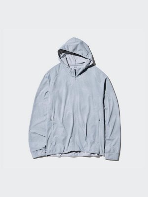 UNIQLO - спортивная куртка на молнии с функцией Dry Ex - 09 BLACK