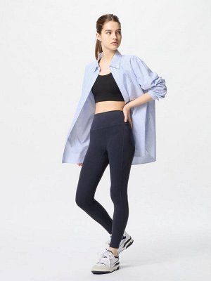 UNIQLO AIRism - эластичные леггинсы с защитой от UV-лучей - 69 NAVY