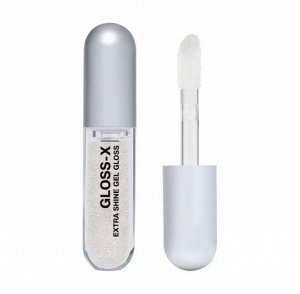 Гель-блеск для губ Gloss-X тон 03 Прозрачный с золотыми блестками