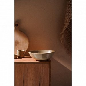 Салатник SL Home «Песчаный бриз», 700 мл, фарфор, бежевый