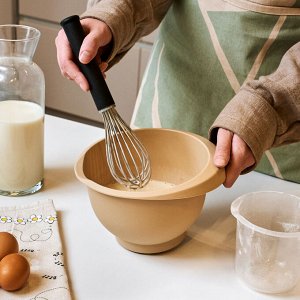 Миска для взбивания миксером 2,1 л, цвет какао «Кулинар»