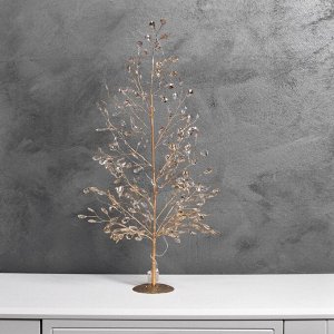 Фигура светодиодная "Застывшие кристаллы" 55x30x3 см, 20 LED, батарейки CR2032x2 (в комплекте), свечение теплое белое