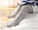 Колготки хлопковые ажурные