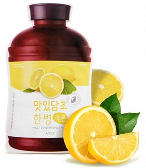 A'PIEU Тканевая маска с экстрактом лимона Fruit Vinegar Sheet Mask Lemon