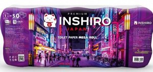 Бумага туалетная INSHIRO City 3-х сл с точечным тиснением 38,5 метров 10шт/упак