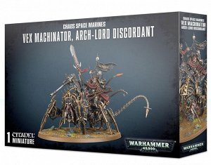 Миниатюры Warhammer 40000: Chaos Space Marines Vex Machinator, Arch-Lord Discordant