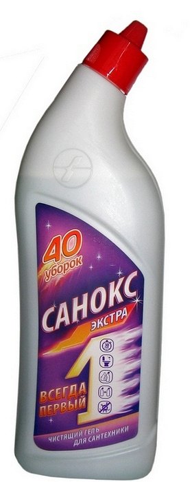 САНОКС - Экстра чистящее средство для сантех.(40 уборок) утенок 750 мл.
