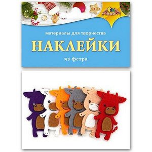 Декоративные наклейки из ФЕТРА "Бычок" С3739 АппликА