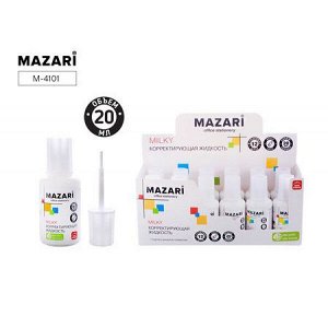 Штрих 20мл с кисточкой на химической основе MILKY M-4101 Mazari