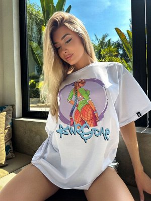 Футболка Bona Fashion: OVERSIZE T-shirt "Awesome"