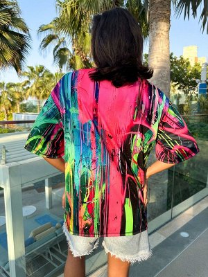 Футболка Bona Fashion: OVERSIZE T-shirt "Vivid"