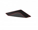 Коврик для мыши, игровой Black XXL 400x355x3мм, ткань+резина, черный, 50559 recommended