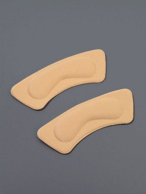 Пяткоудерживатели для обуви, на клеевой основе, 10x3.5 см, пара, бежевые