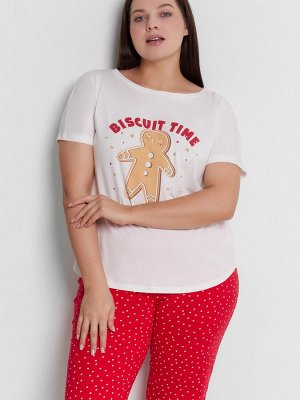 Пижама женская с принтом biscuit time