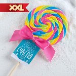 Леденец XXL на палочке «Счастья», тутти-фрутти, 110 г