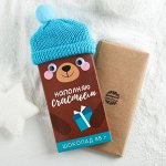 Шоколад молочный «Наполняю счастьем», в шапочке, 85 г