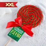Леденец XXL на палочке «Удачи»: со вкусом клюквы, 110 г