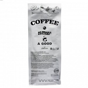 Кофе MAJARO обжаренный в зернах Santos Brasil 100% Arabica, 250 г