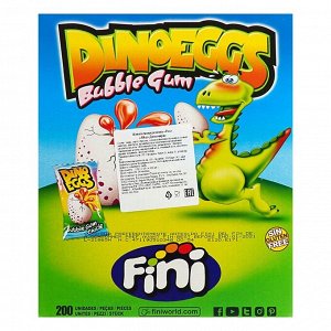 Жевательная резинка DINO EGGS с клубничной начинкой, 5,5 г