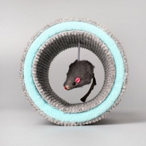 Игрушка-когтеточка "Кошки-мышки", ковролин, 16 х 9 см микс