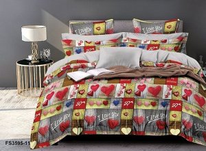Постельное белье из микросатина "Микросатин" 200*220 (диз.: FS3595-11)