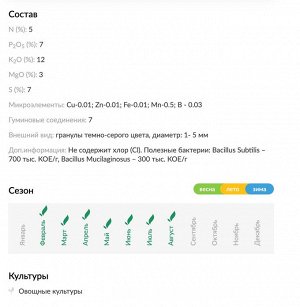 Томат перец баклажан 1кг ОМУ Буй 1/30