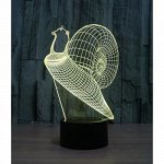 Объемный 3D светильник Улитка оптом