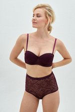 Бюстгальтер Balconette жен. Virgine темно-фиолетовый