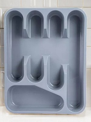 Лоток для столовых приборов, 5 отсеков, пластик, 333*260*45 мм