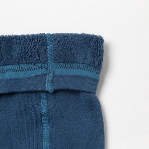 Колготки детские махровые ПФС70-2305, цвет джинсовый, рост 80-86 см