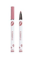 FARRES 5301-302 Карандаш для губ с эффектом татуажа с аппликатором (пепельная роза)