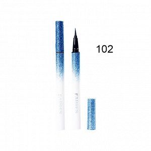 FARRES 8808-102 Подводка для глаз с сияющими частицами водостойкая (голубая)
