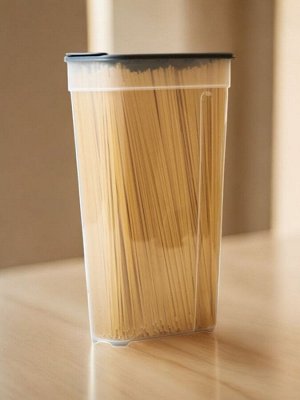 Контейнер для сыпучих продуктов (круп и спагетти) 2,2 л (170×85×265 мм) (графит)