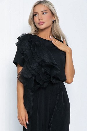 LT Collection Блуза Риана (черная) Б12483-5