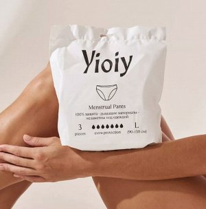 YIOIY Менструальные Прокладки-трусики L 3 шт