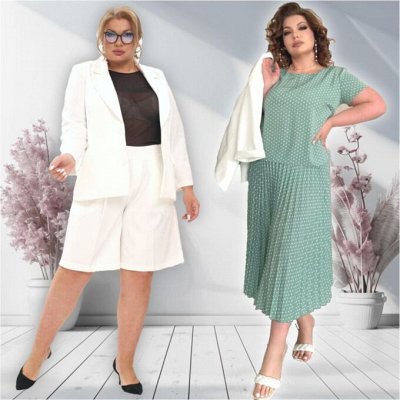 Леди Мари. Деловые и повседневные костюмы Size+