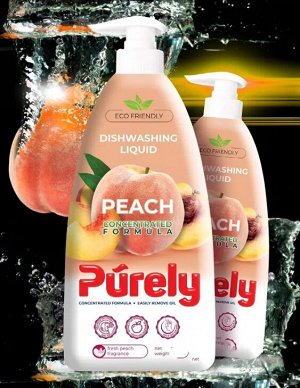 Средство для мытья посуды Purely Персик 1л.