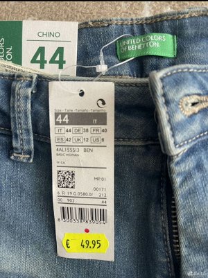 Джинсы Benetton