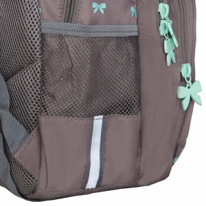 Рюкзак школьный GRIZZLY с карманом для ноутбука 13", анатомической спинкой, для девочки