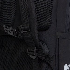Рюкзак школьный GRIZZLY с карманом для ноутбука 13", двумя отделениями, анатомической спинкой, для девочки