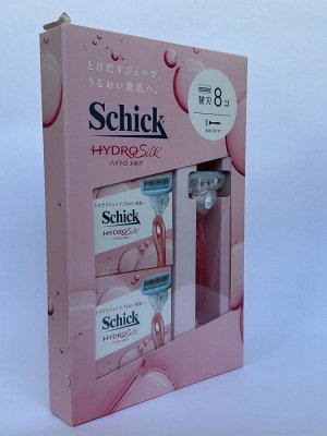 Бритва Schick Hydro Silk для женщин и 8 сменных кассет из Японии