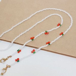 Цепочка д/очков-колье-чокер 3 в 1, бисерное плетение, арт.506.335