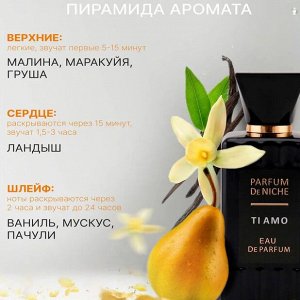 Парфюмерная вода женская PARFUM DE NICHE Ti Amo 100мл